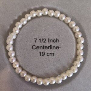 Cookies And Cream Bracelet With Pearls